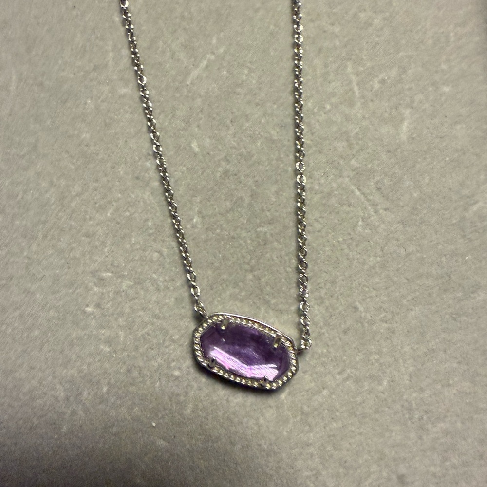 Purple Kendra Scott Necklace - Picture 2 of 4